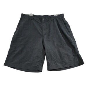 The North Face Mens Hiking Shorts Sz 40 Charcoal Gray Outdoor Hiking 100% Nylon